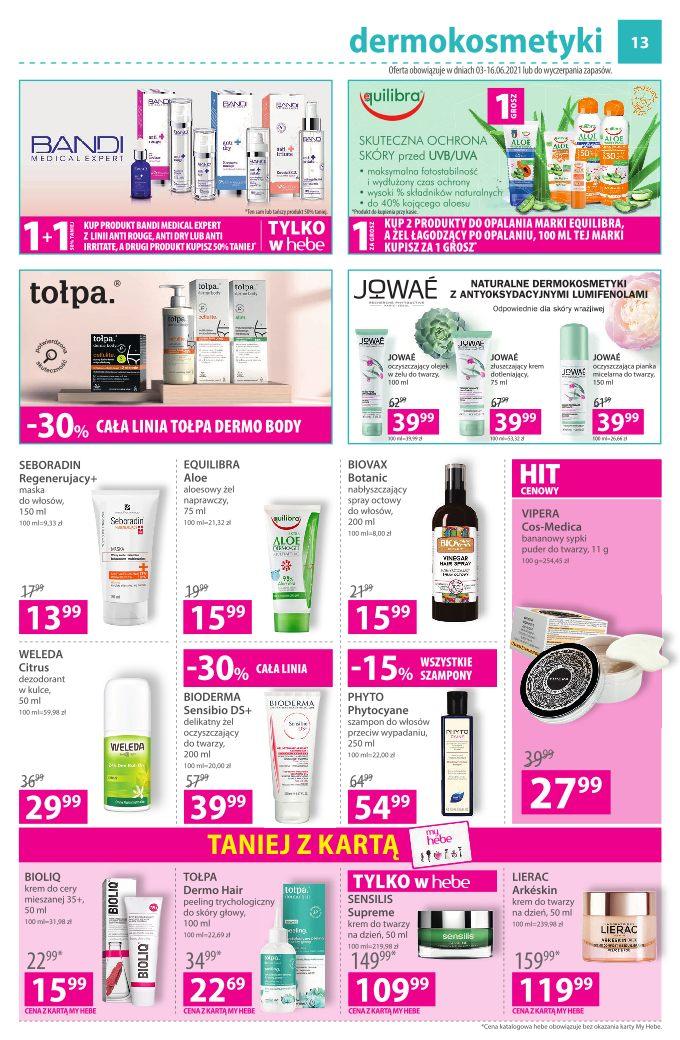 Gazetka promocyjna Hebe str. 13