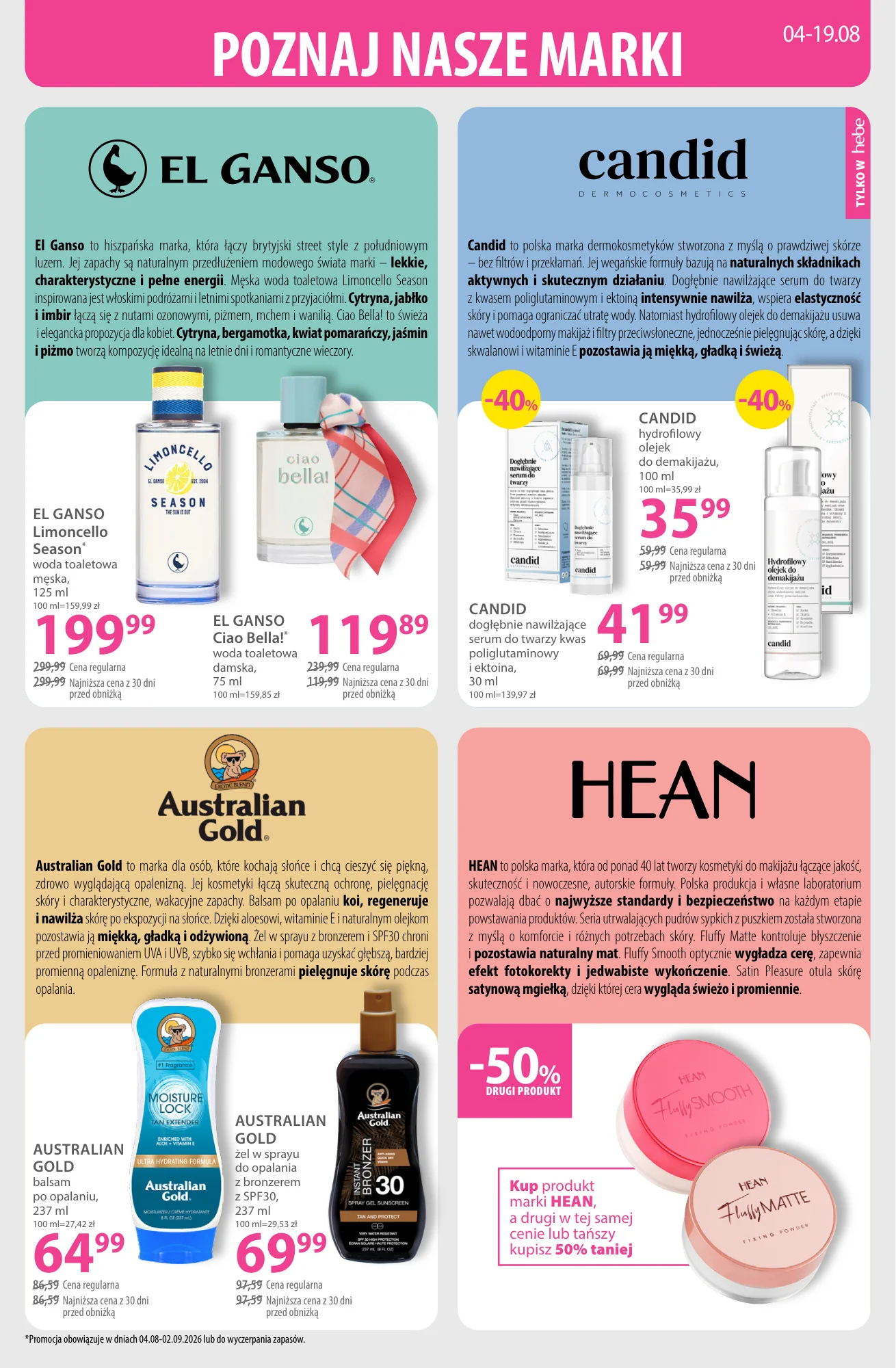 Gazetka promocyjna Hebe str. 10