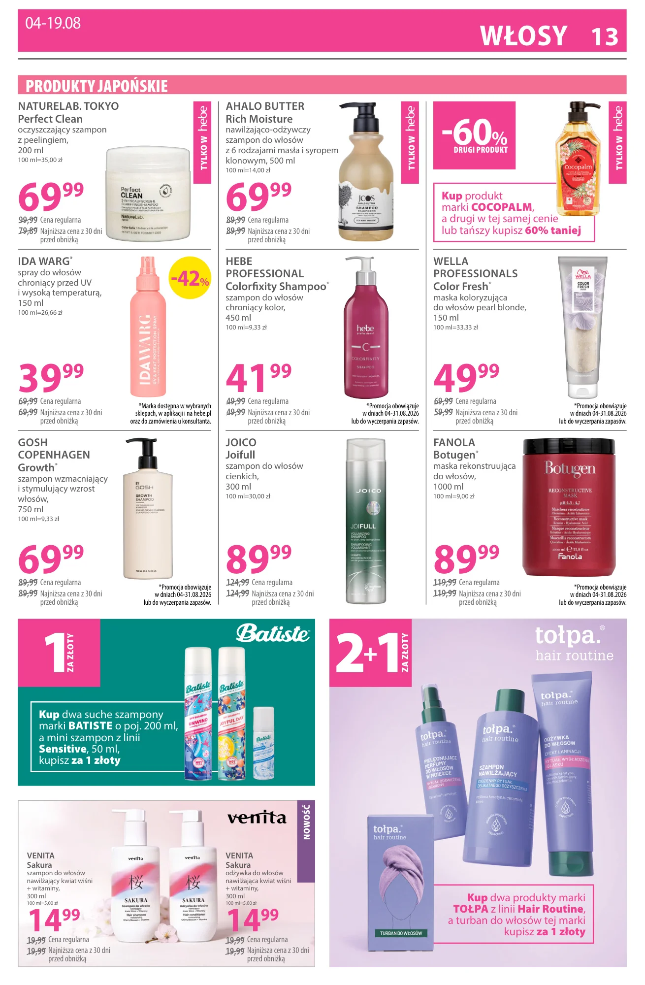 Gazetka promocyjna Hebe str. 13