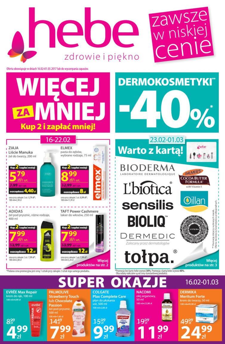 Gazetka promocyjna Hebe str. 1