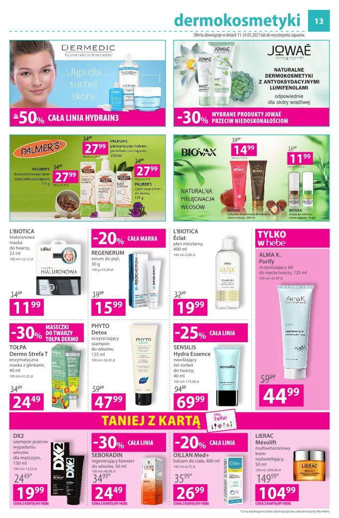 Gazetka promocyjna Hebe str. 13