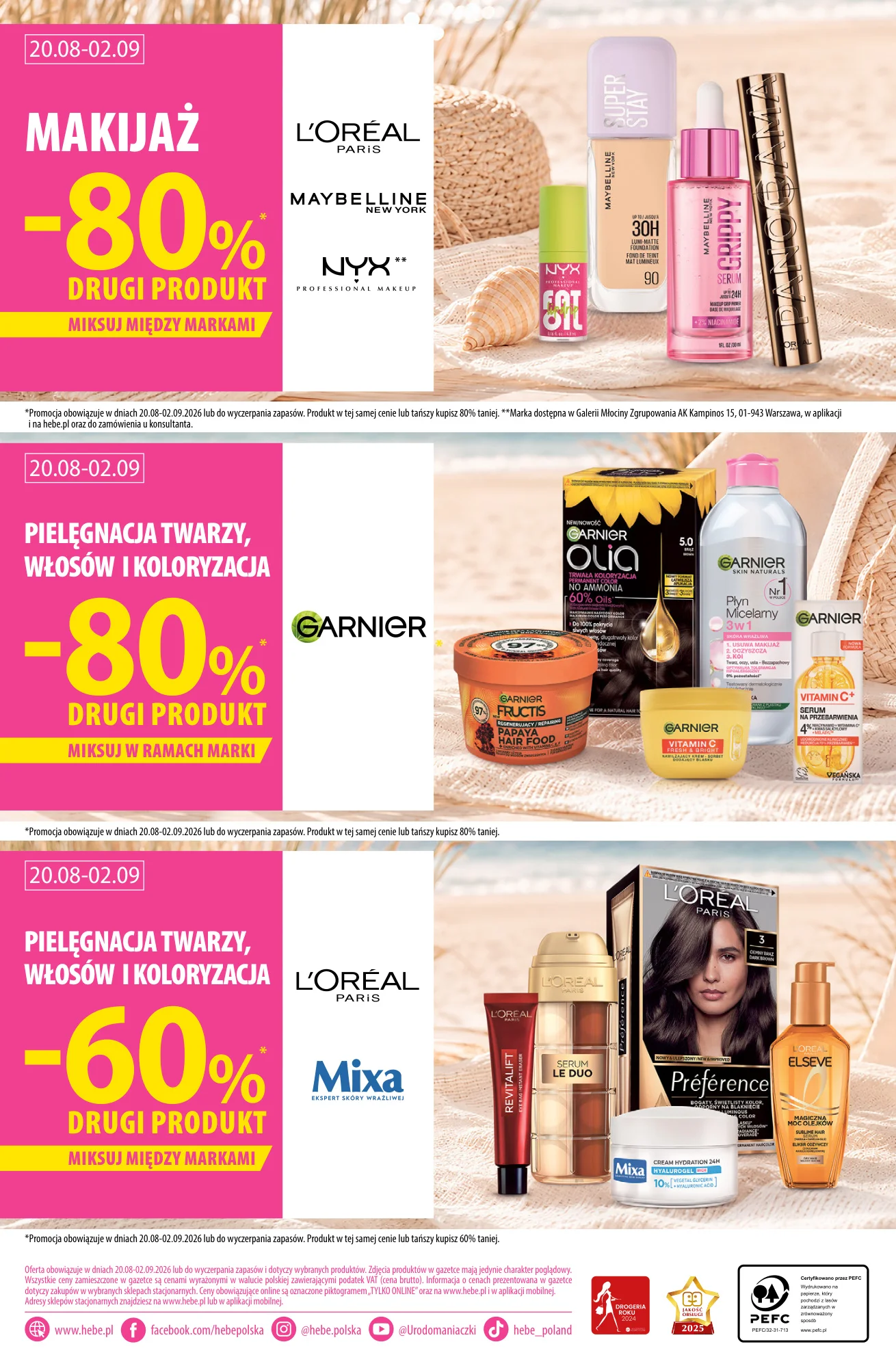 Gazetka promocyjna Hebe str. 22