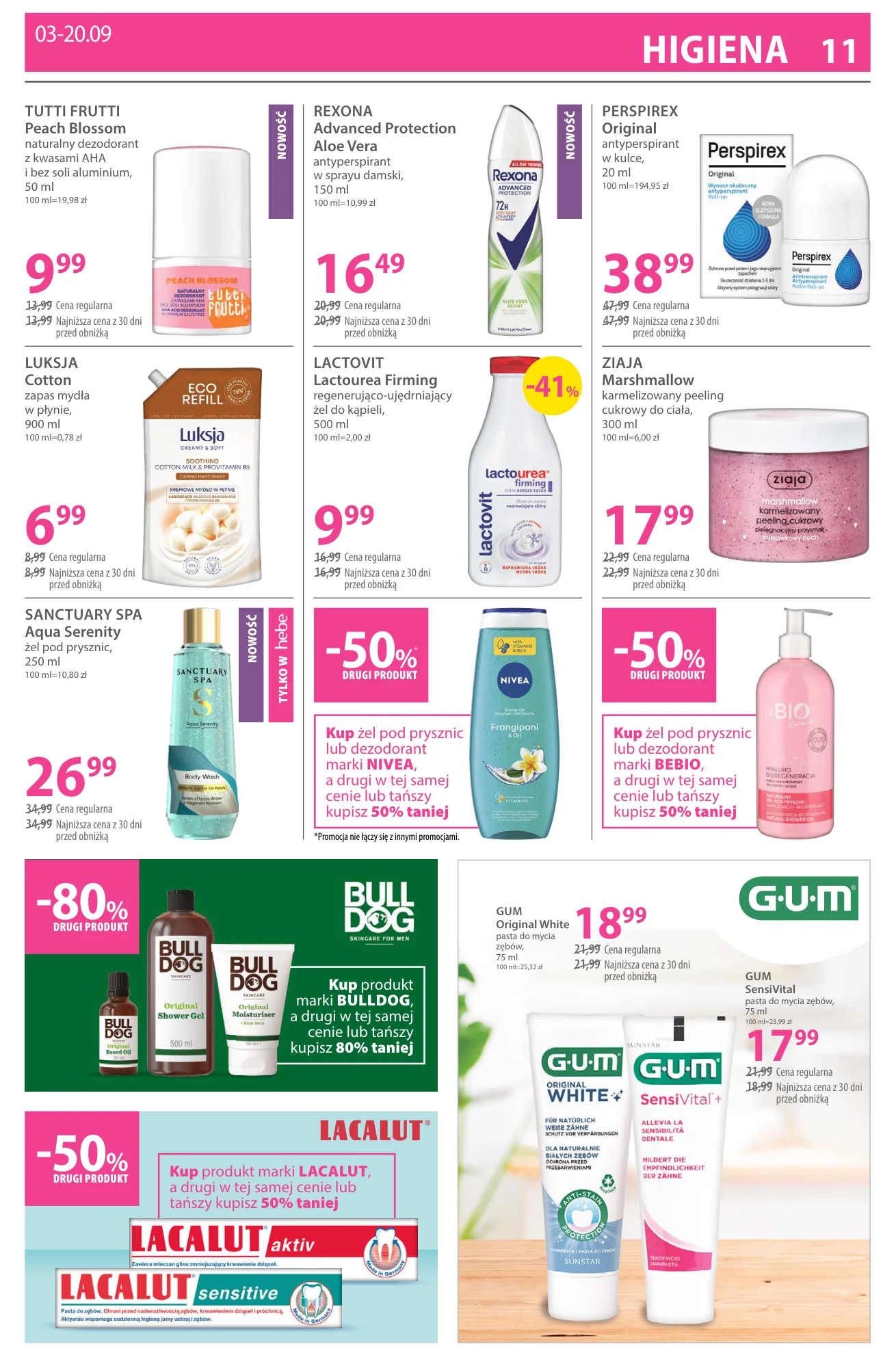 Gazetka promocyjna Hebe str. 11
