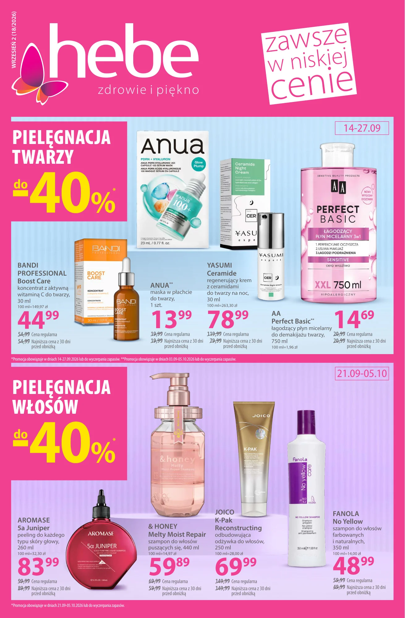 Gazetka promocyjna Hebe str. 1