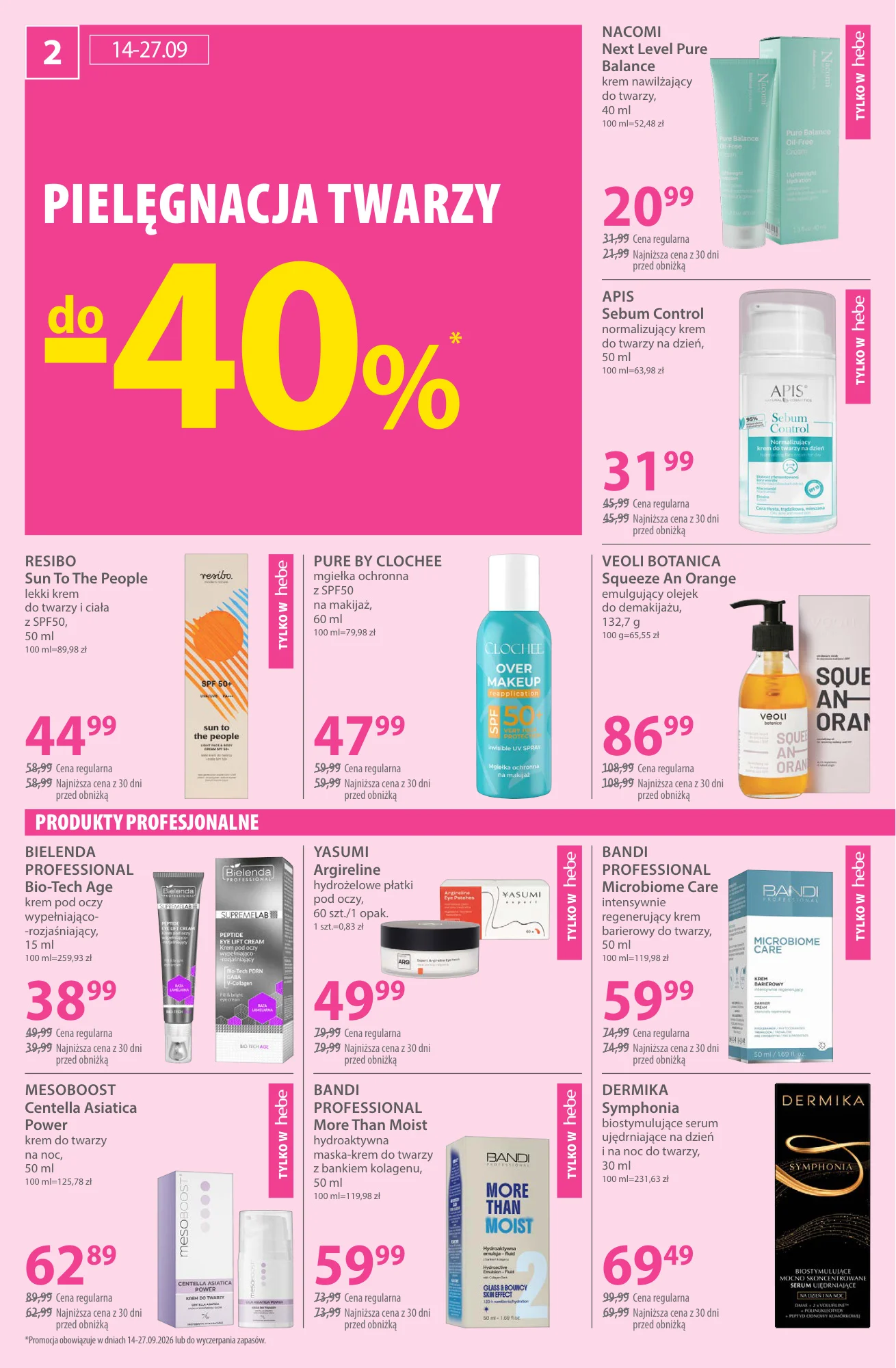 Gazetka promocyjna Hebe str. 2