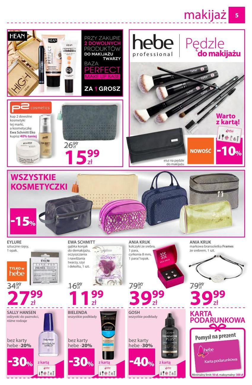 Gazetka promocyjna Hebe str. 5