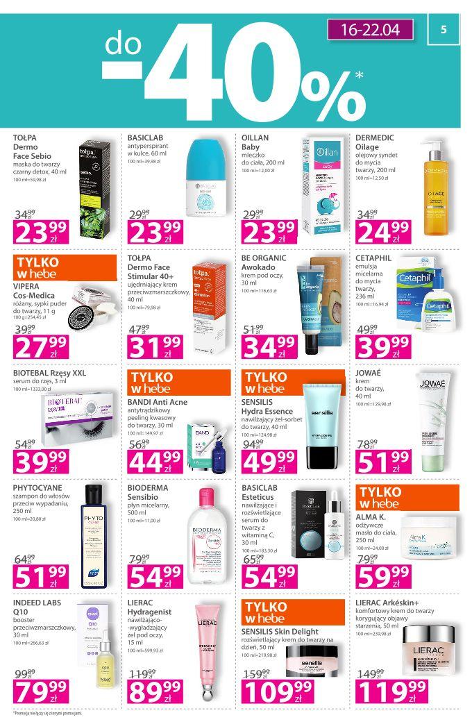 Gazetka promocyjna Hebe str. 5