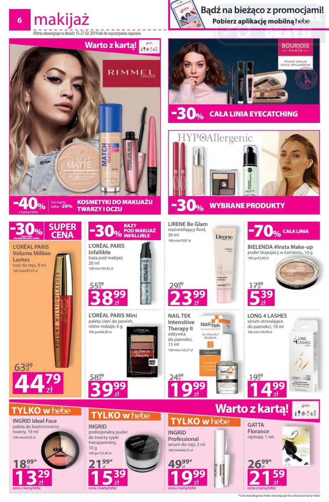 Gazetka promocyjna Hebe str. 6