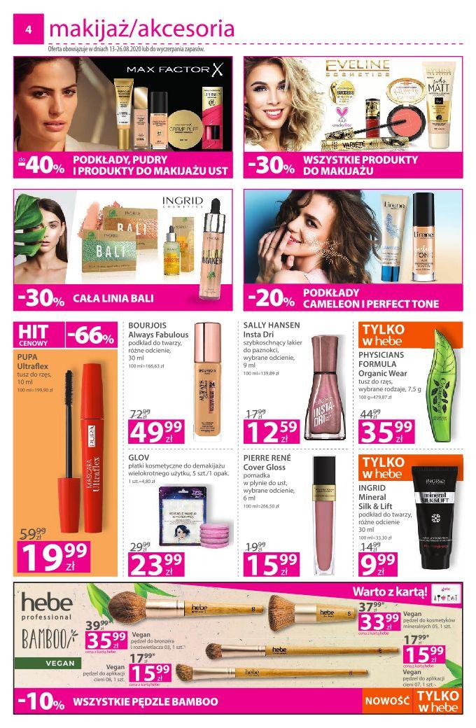 Gazetka promocyjna Hebe str. 4