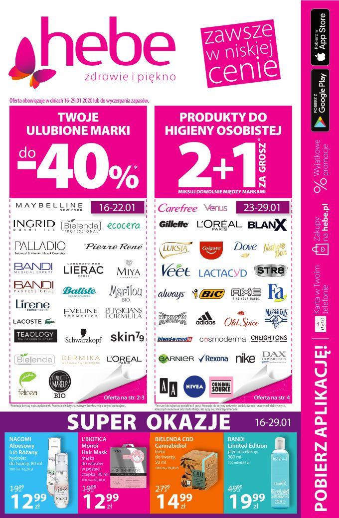 Gazetka promocyjna Hebe str. 1
