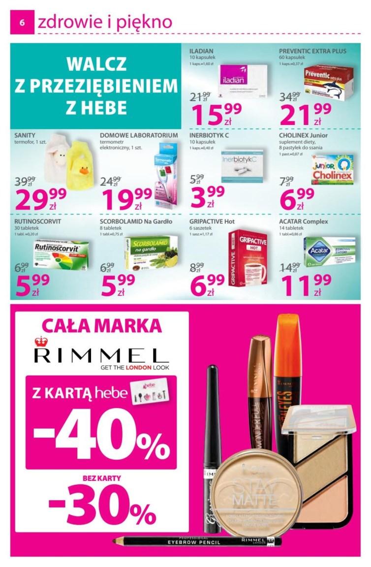 Gazetka promocyjna Hebe str. 6