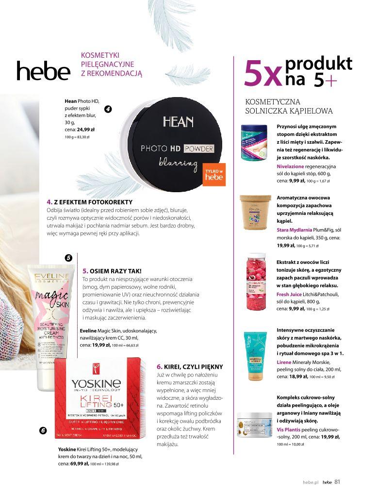 Gazetka promocyjna Hebe str. 81