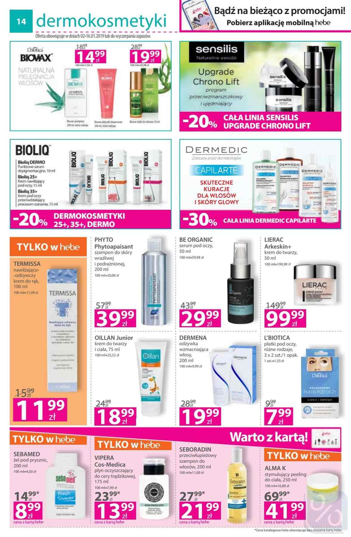 Gazetka promocyjna Hebe str. 14