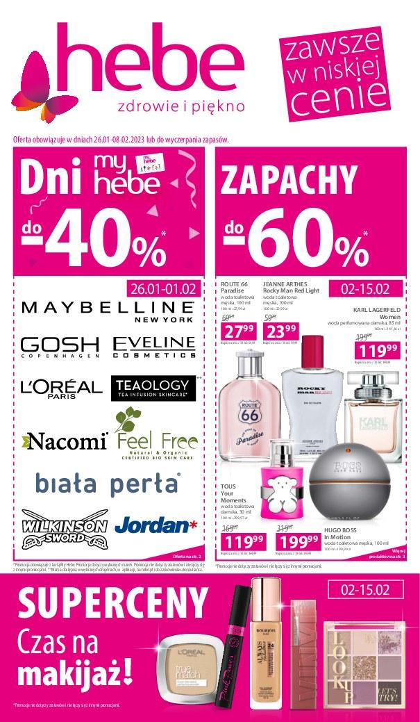 Gazetka promocyjna Hebe str. 1
