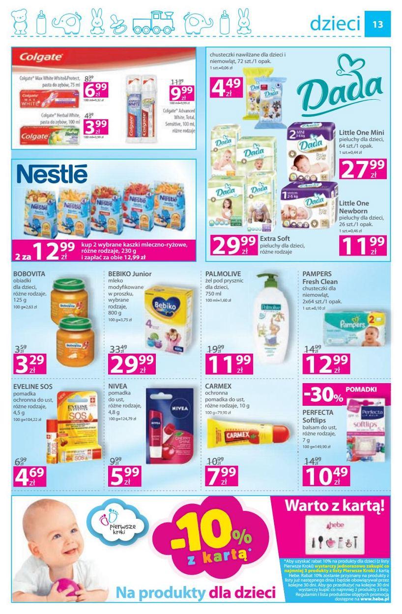 Gazetka promocyjna Hebe str. 13