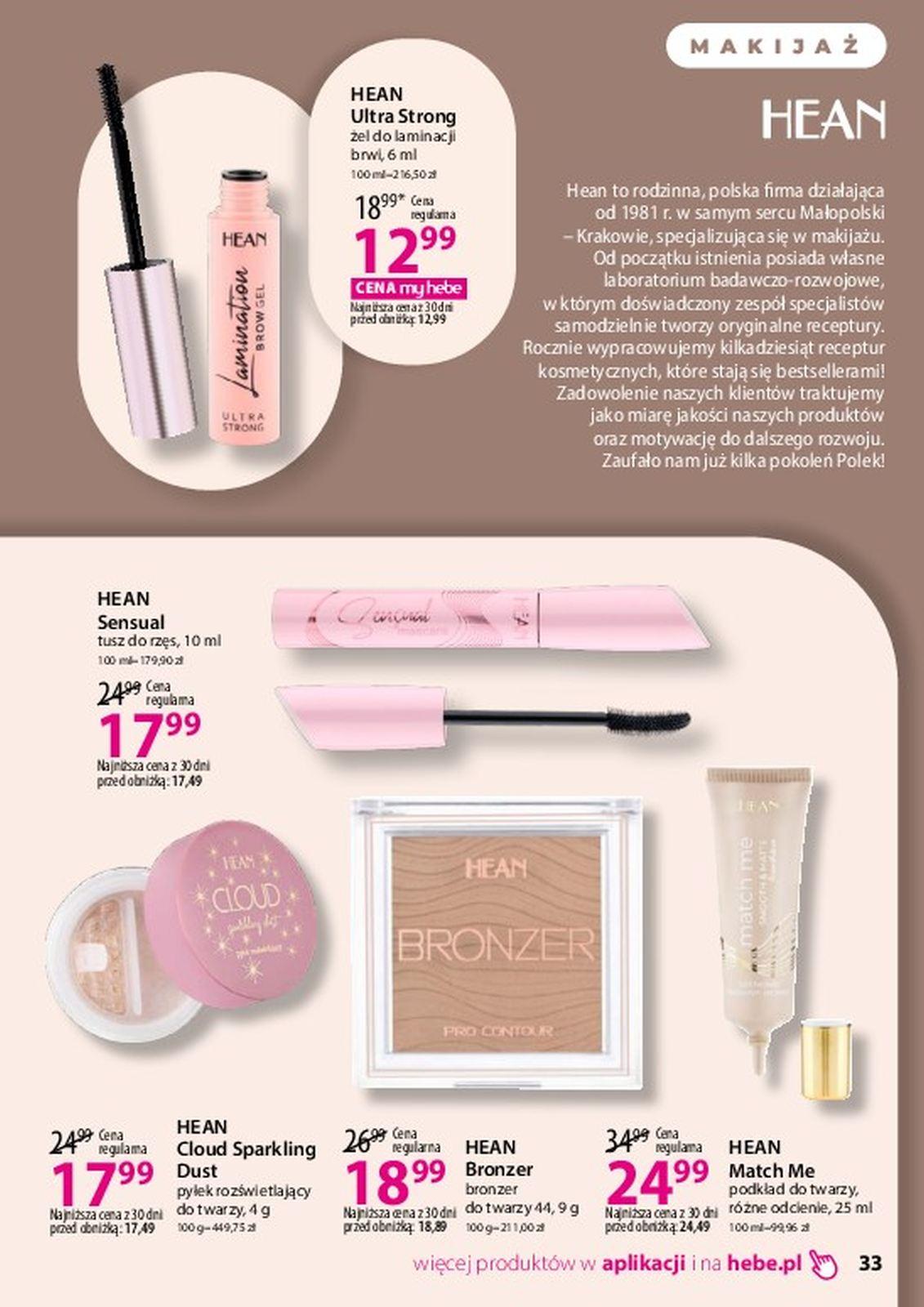 Gazetka promocyjna Hebe str. 33