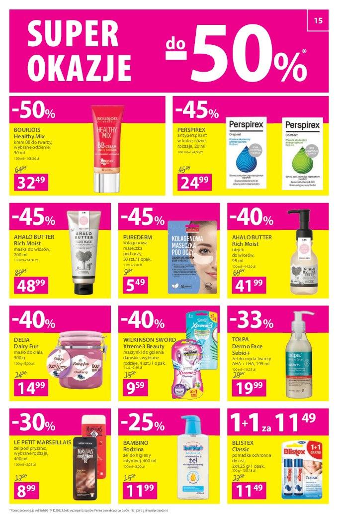 Gazetka promocyjna Hebe str. 15