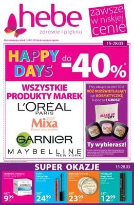 Hebe od 15 marca