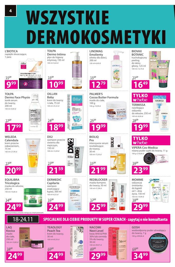 Gazetka promocyjna Hebe str. 4