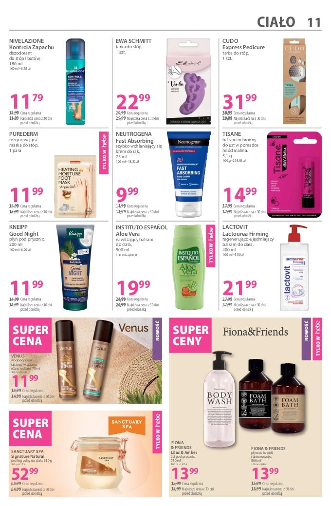 Gazetka promocyjna Hebe str. 11