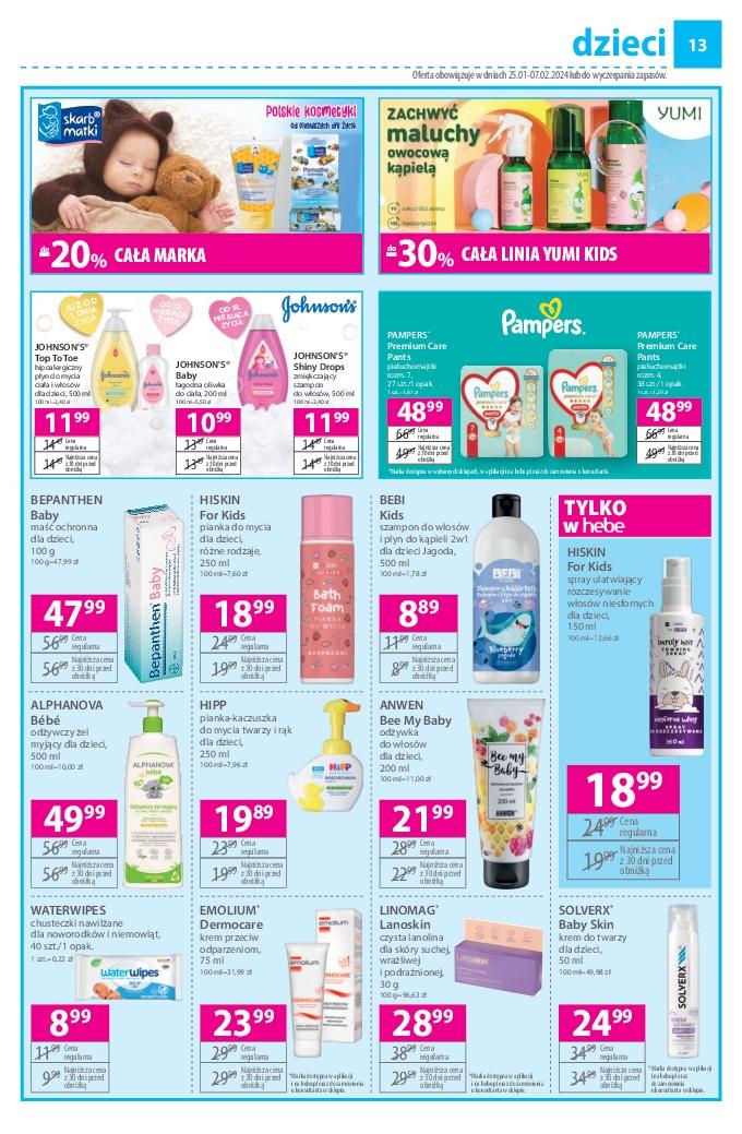 Gazetka promocyjna Hebe str. 13