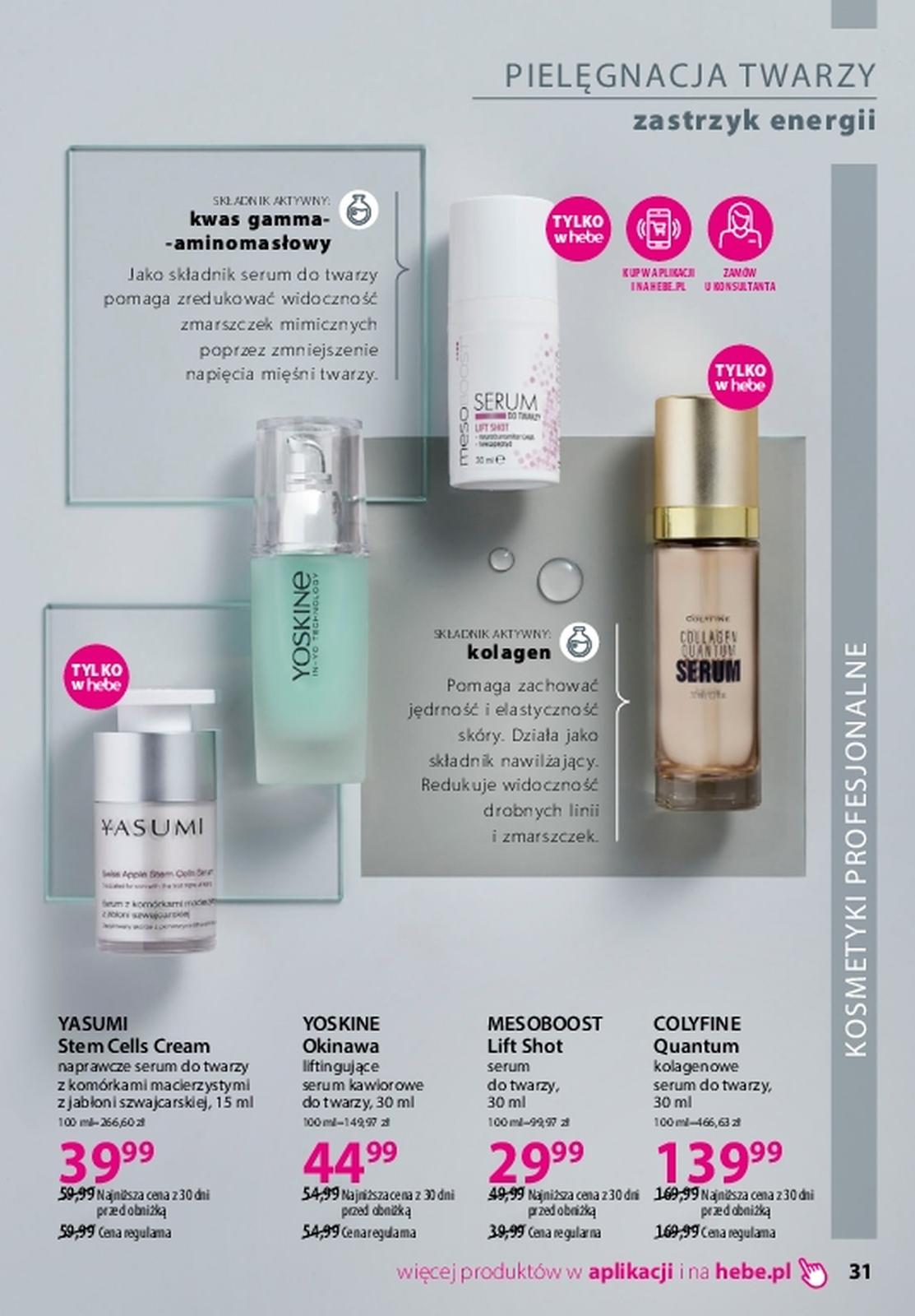 Gazetka promocyjna Hebe str. 31