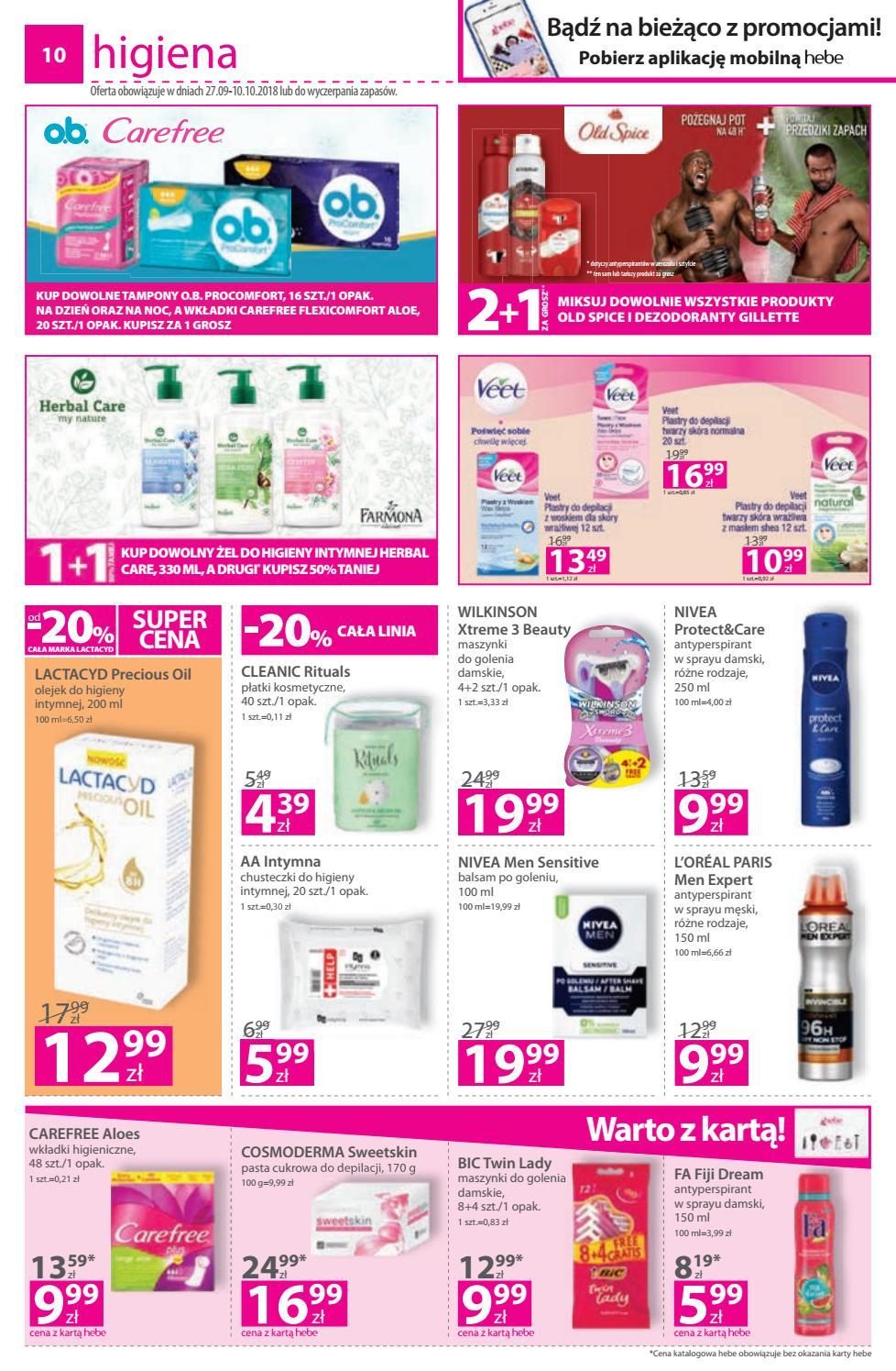 Gazetka promocyjna Hebe str. 10