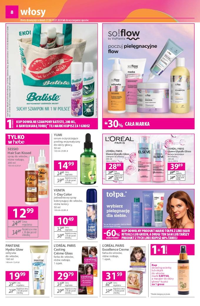 Gazetka promocyjna Hebe str. 8