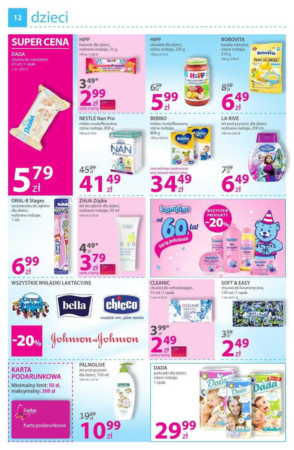 Gazetka promocyjna Hebe str. 12
