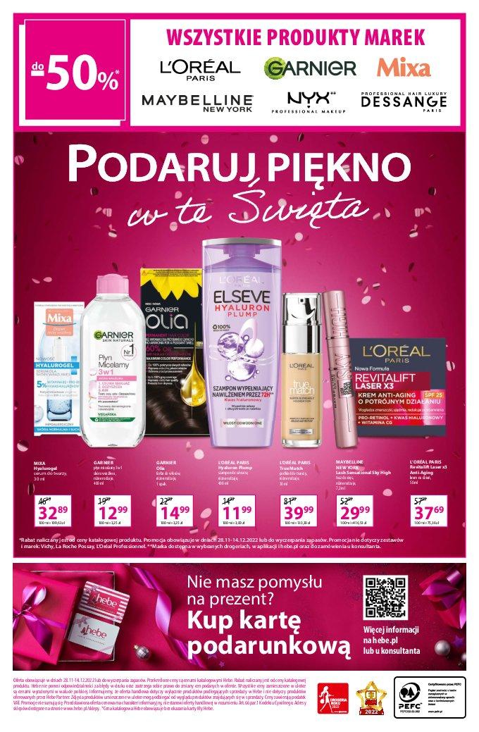 Gazetka promocyjna Hebe str. 16