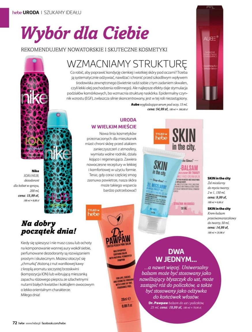 Gazetka promocyjna Hebe str. 72