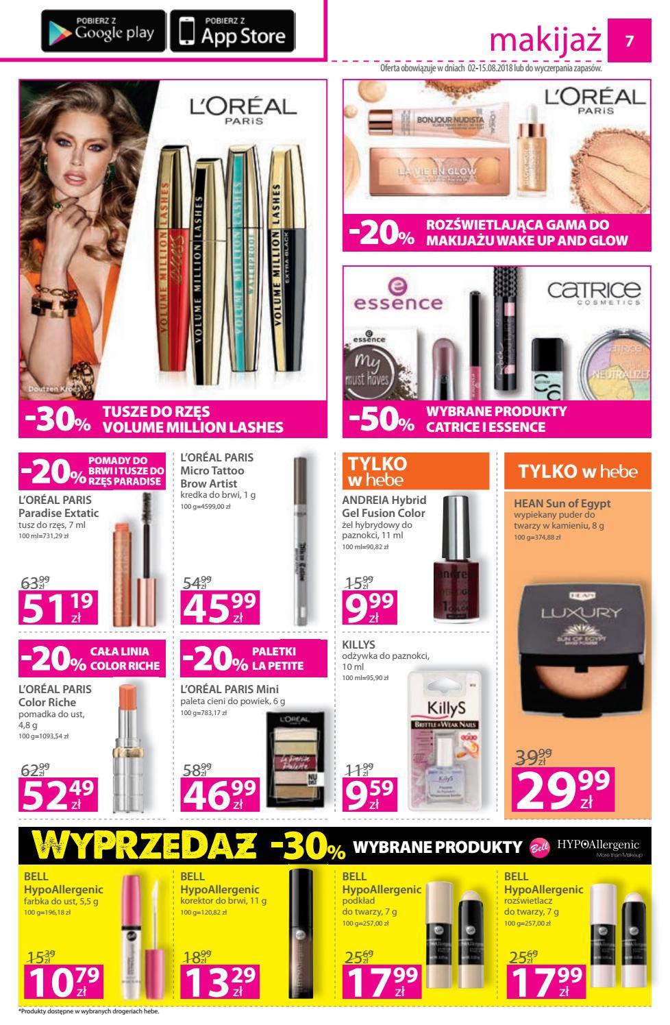 Gazetka promocyjna Hebe str. 7
