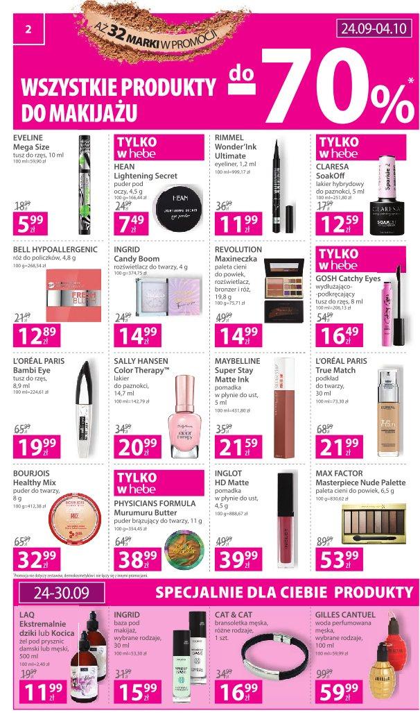 Gazetka promocyjna Hebe str. 2