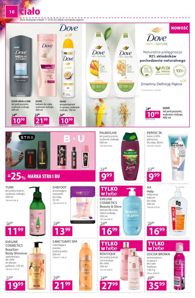 Gazetka promocyjna Hebe str. 10