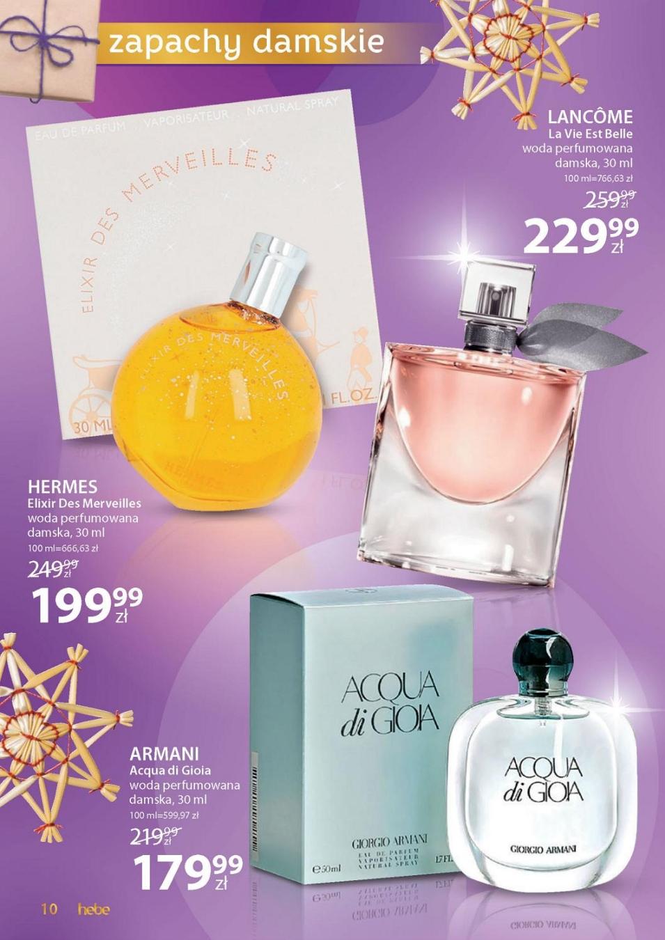 Gazetka promocyjna Hebe str. 10