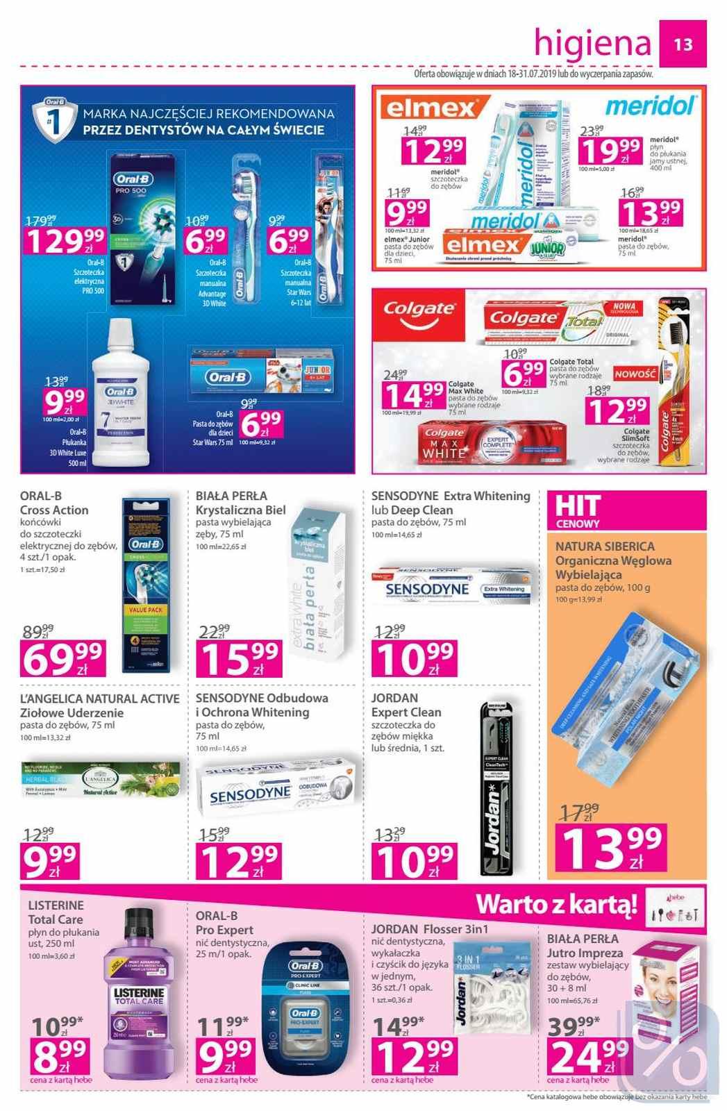 Gazetka promocyjna Hebe str. 13