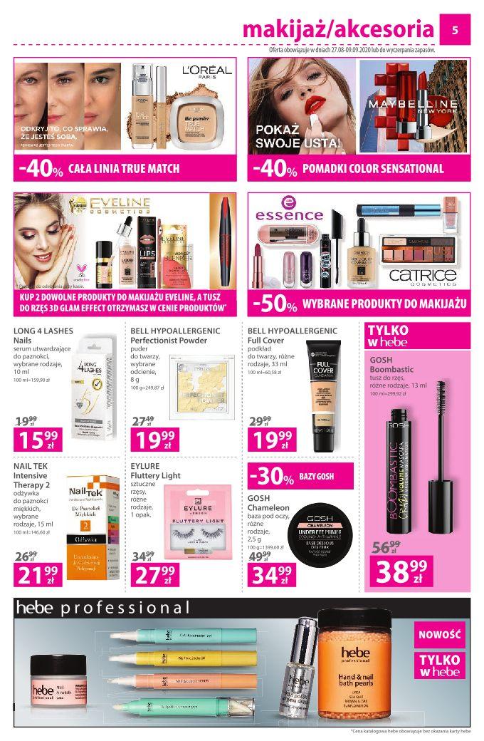 Gazetka promocyjna Hebe str. 5