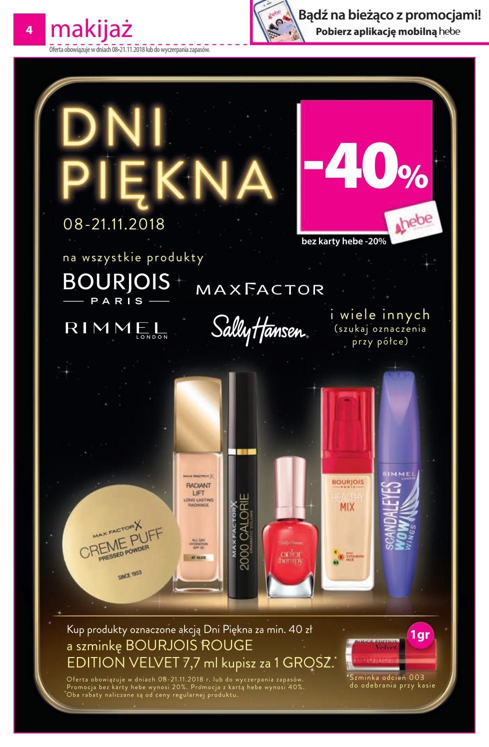 Gazetka promocyjna Hebe str. 4