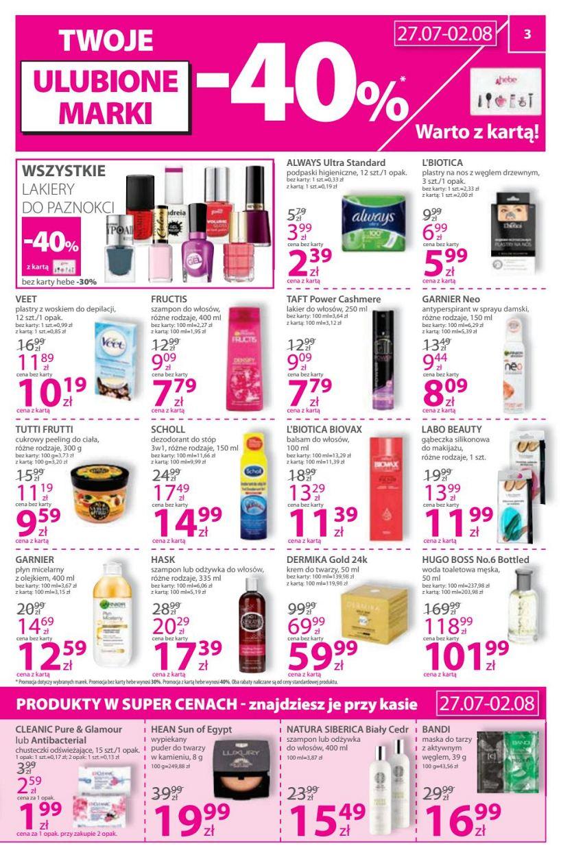 Gazetka promocyjna Hebe str. 3