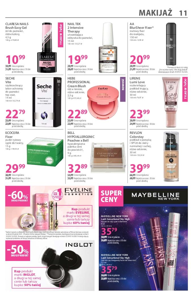 Gazetka promocyjna Hebe str. 11