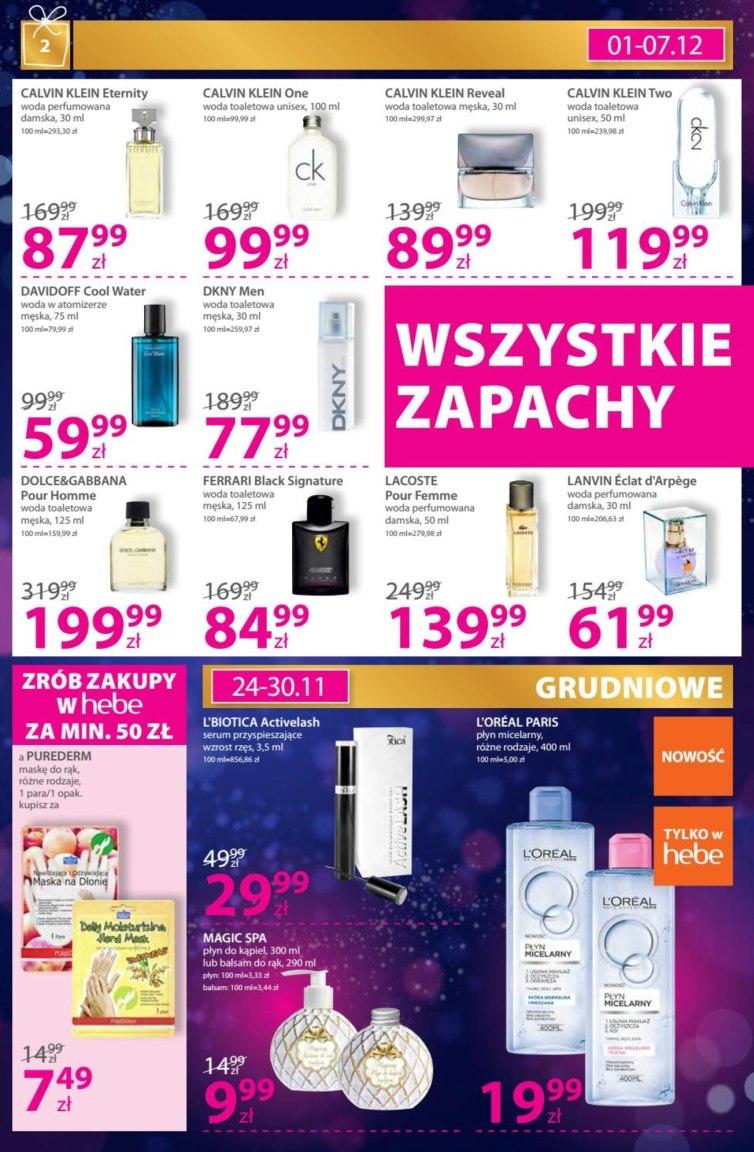 Gazetka promocyjna Hebe str. 2