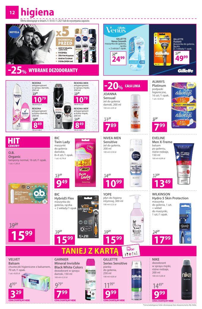 Gazetka promocyjna Hebe str. 12