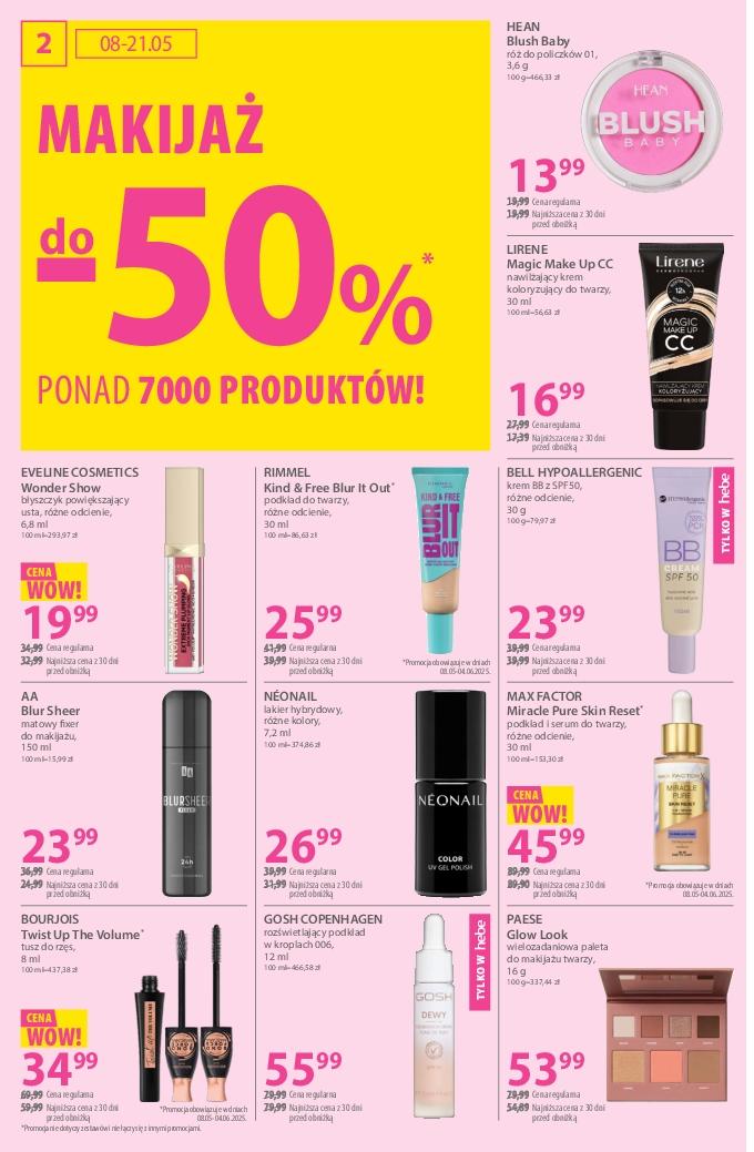 Gazetka promocyjna Hebe str. 2