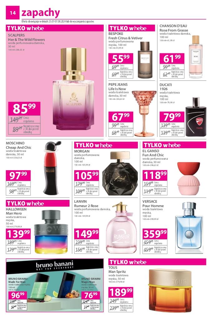 Gazetka promocyjna Hebe str. 14