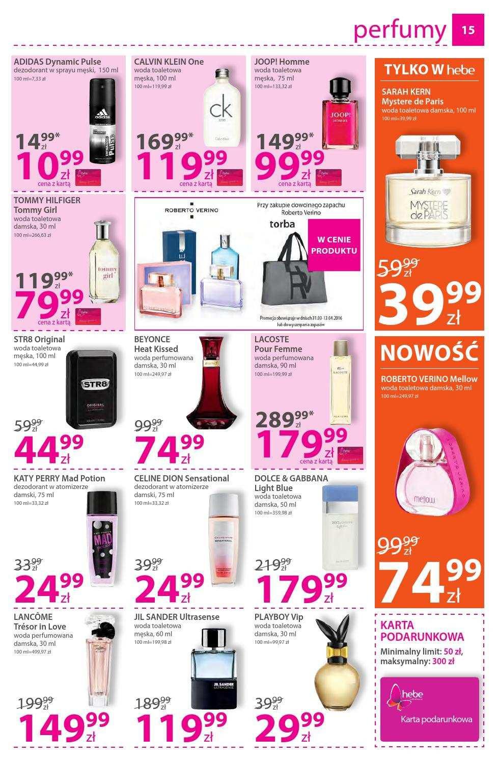 Gazetka promocyjna Hebe str. 15