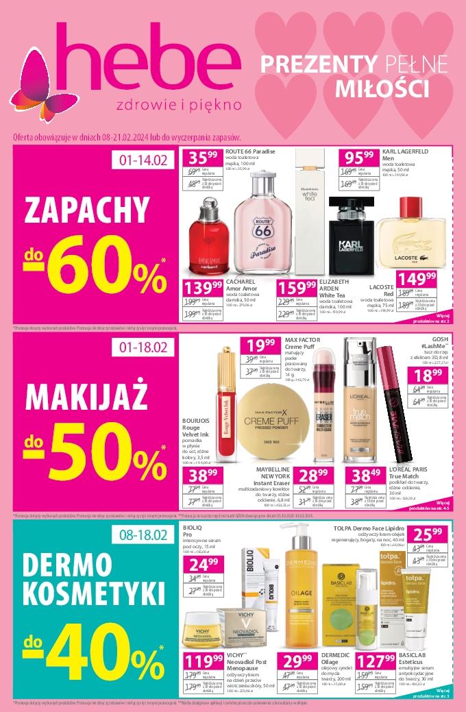 Gazetka promocyjna Hebe str. 1