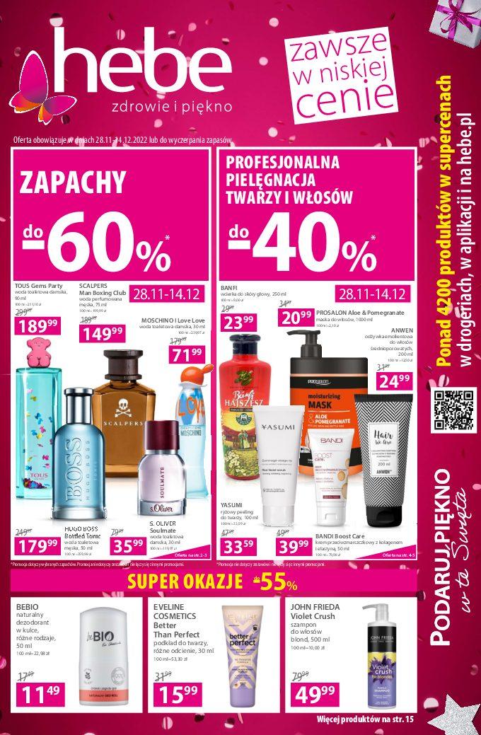 Gazetka promocyjna Hebe str. 1
