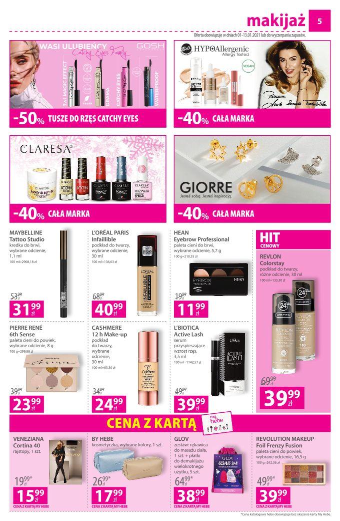 Gazetka promocyjna Hebe str. 5