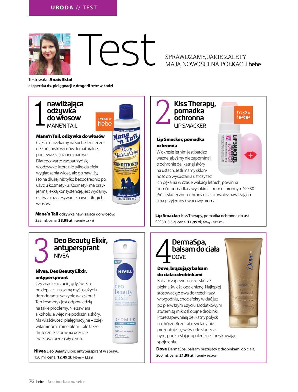 Gazetka promocyjna Hebe str. 76