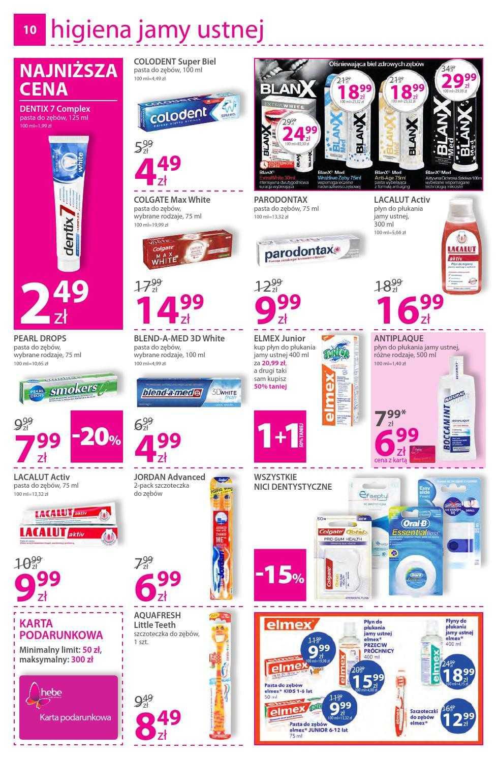 Gazetka promocyjna Hebe str. 10